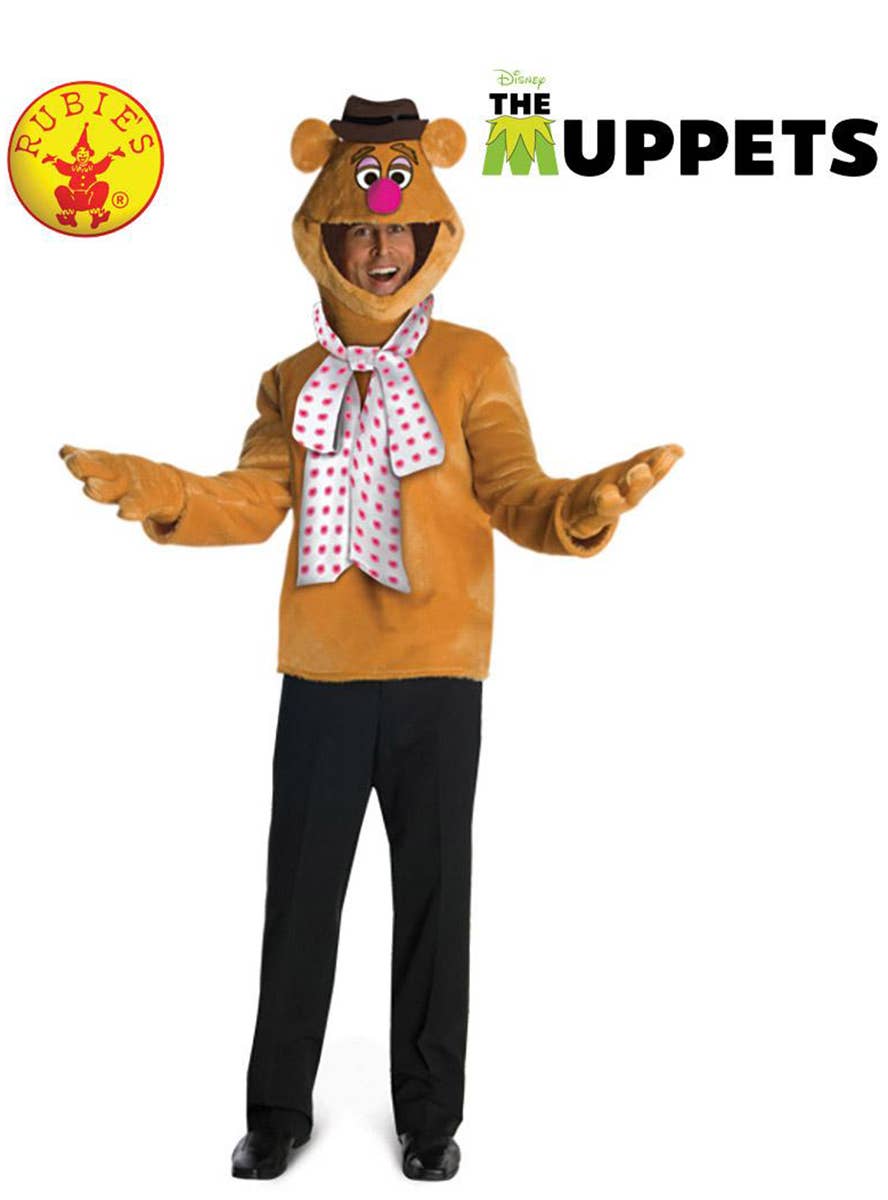The Muppets Adults Plush Fozzie Bear Costume