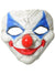 Image of Evil Red and Blue Clown Latex Halloween Mask - Main Image