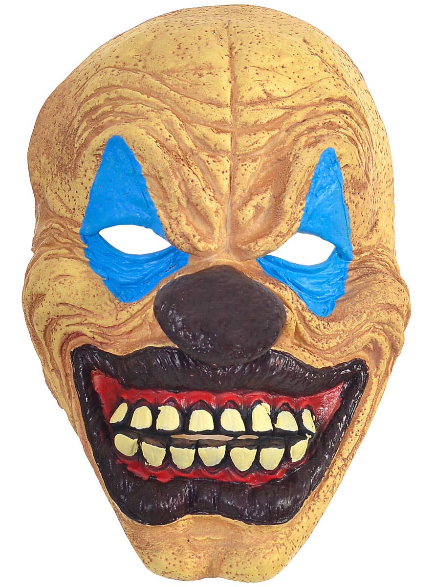 Image of Scary Bozo Clown Halloween Costume Mask