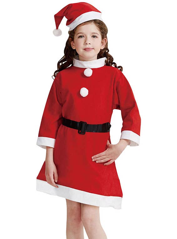 Image of Cutie Santa Claus Toddler Girls Christmas Costume