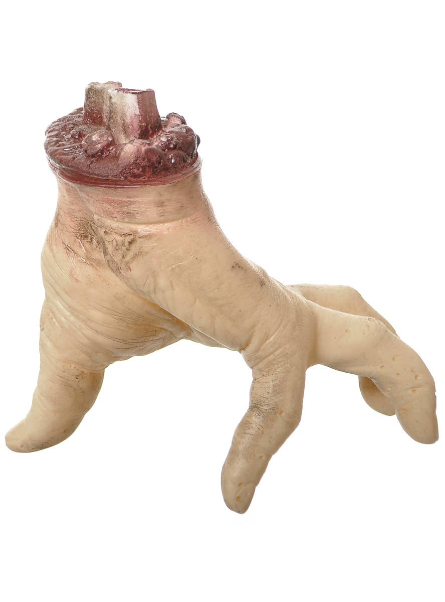 Image of Gory Severed Hand Thing Halloween Costume Prop - Back View