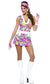 60's Sexy Go Go Dance Women's Costume - Main View