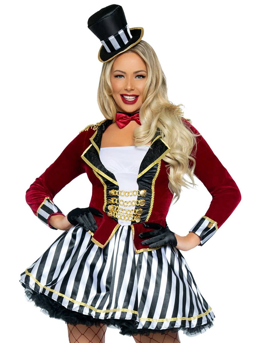 Women's Sexy Night Ringmaster Fancy Dress Costume - Image 3