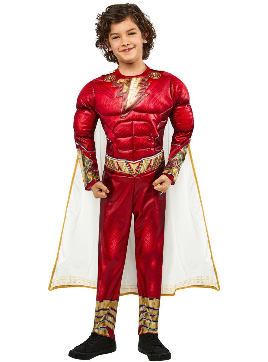 Image of Shazam Boys Deluxe DC Comics Superhero Costume