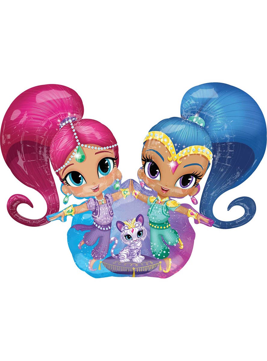 Image Shimmer And Shine 134cm AirWalker Foil Party Balloon