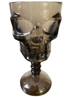 Image of Skull Shape 18cm Halloween Wine Glass
