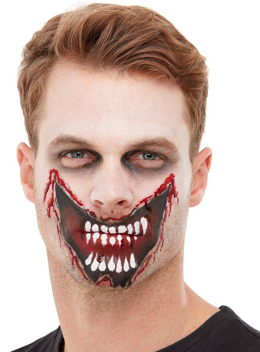 Image of Slashed Exposed Mouth Halloween Makeup Kit - Alternate Image 4