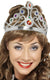Queen's Jeweled Silver Crown Accessory