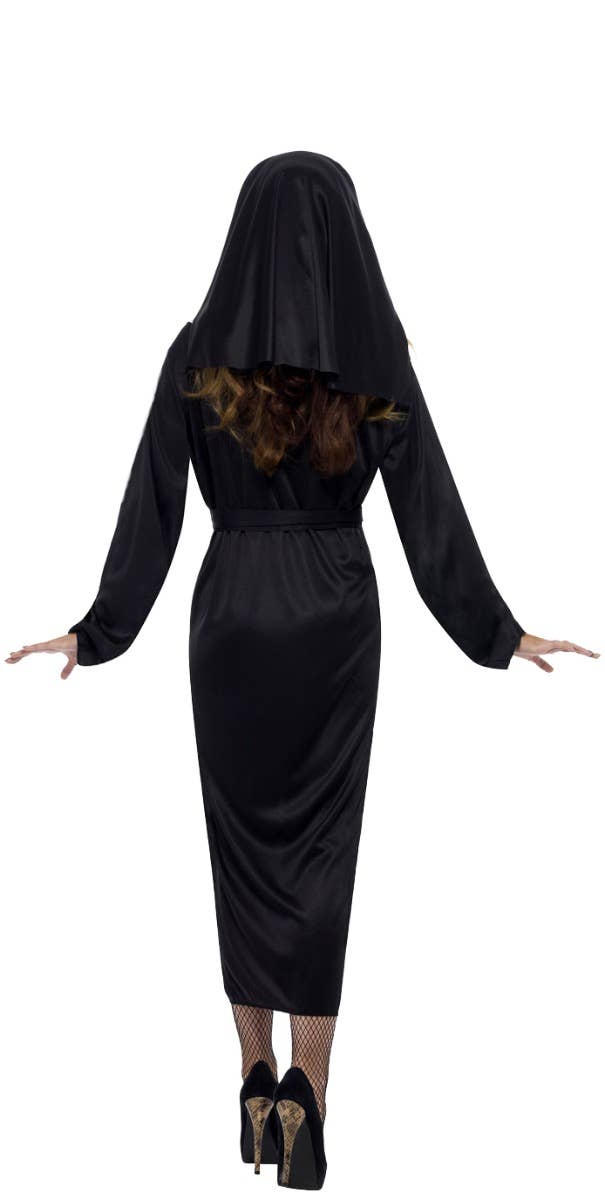 Saintly Religious Nun Women's Fancy Dress Costume Back Image