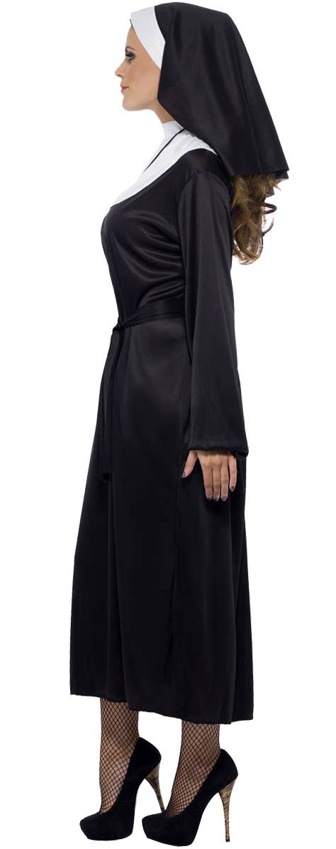 Saintly Religious Nun Women's Fancy Dress Costume Side Image