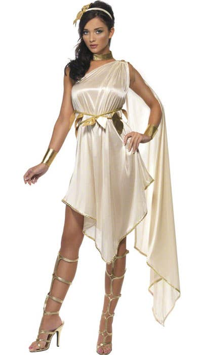 Womens Golden Goddess Roman Sexy Costume - Main Image 2
