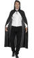 Adult's Long Hooded Black Halloween Costume Cape