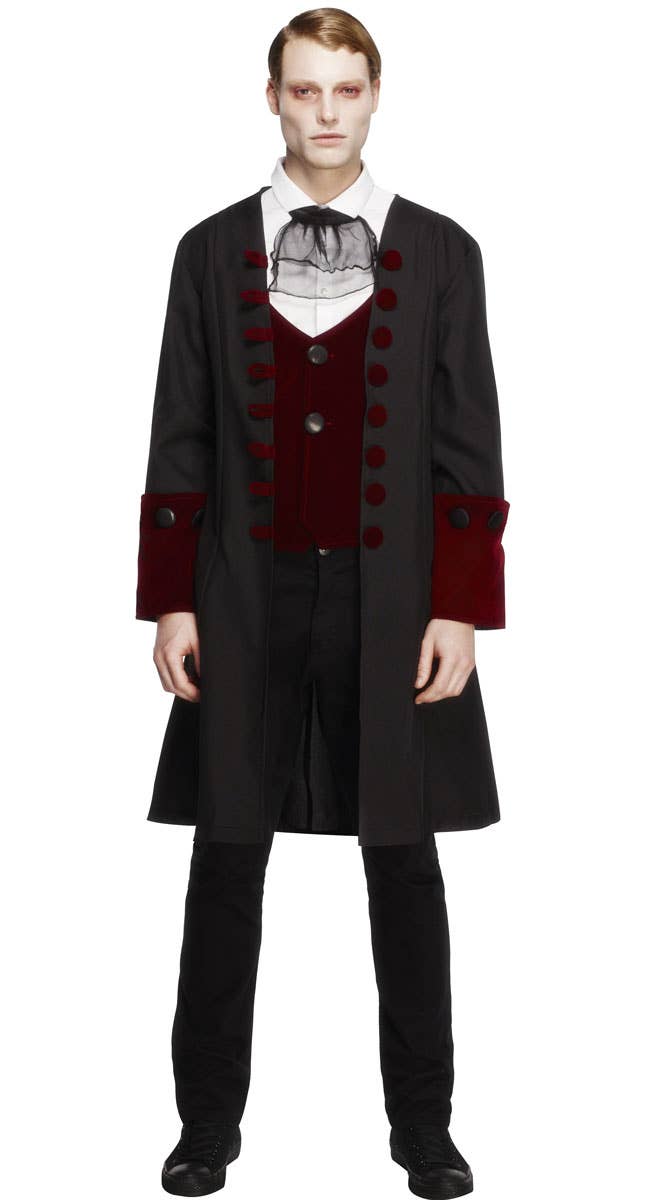 Men's Gothic Vampire Halloween Costume Main Image