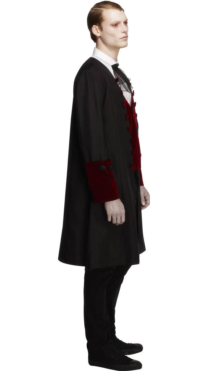 Men's Gothic Vampire Halloween Costume Side Image