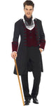 Men's Gothic Vampire Halloween Costume Front Image