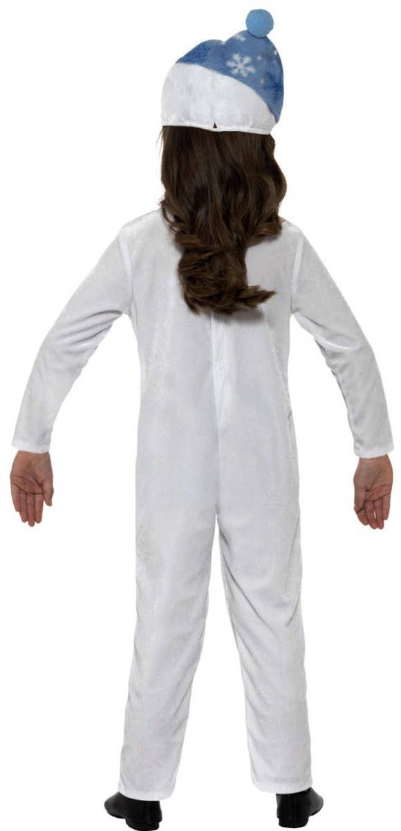 Toddler Kids Christmas Snowman Fancy Dress Costume Back
 Image