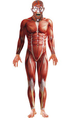 Muscle Man Suit Men's Anatomy Halloween Costume - Main Image