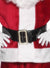 Santa Claus Black Leather Look Belt Costume Accessory
