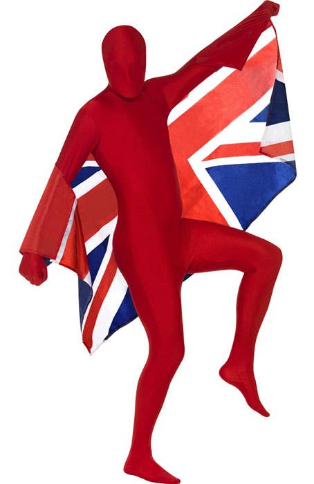 Men's Red Skin Suit Fancy Dress Costume Alternative