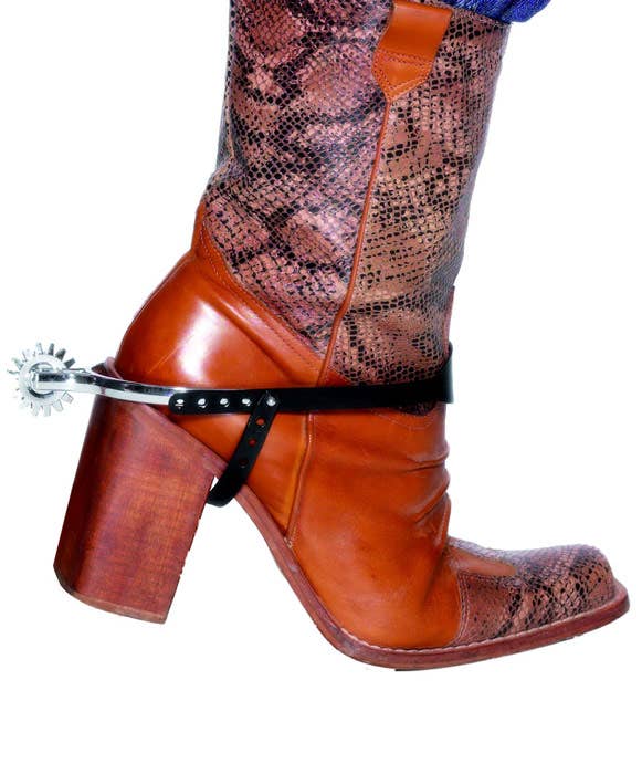 Cowboy Spurs Adults Western Style Costume Accessory Full Image