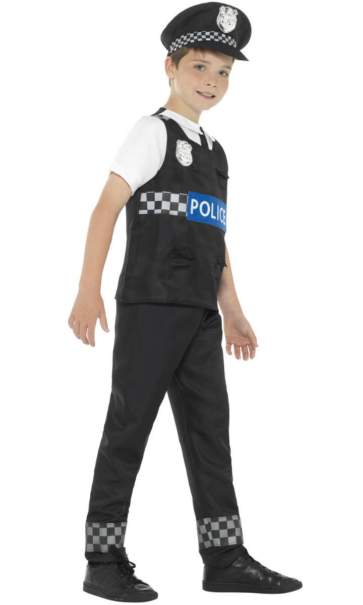 Cop Boys Police Officer Fancy Dress Costume Side Image