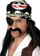 Black and White Skull and Crossbones Pirate Costume Bandana