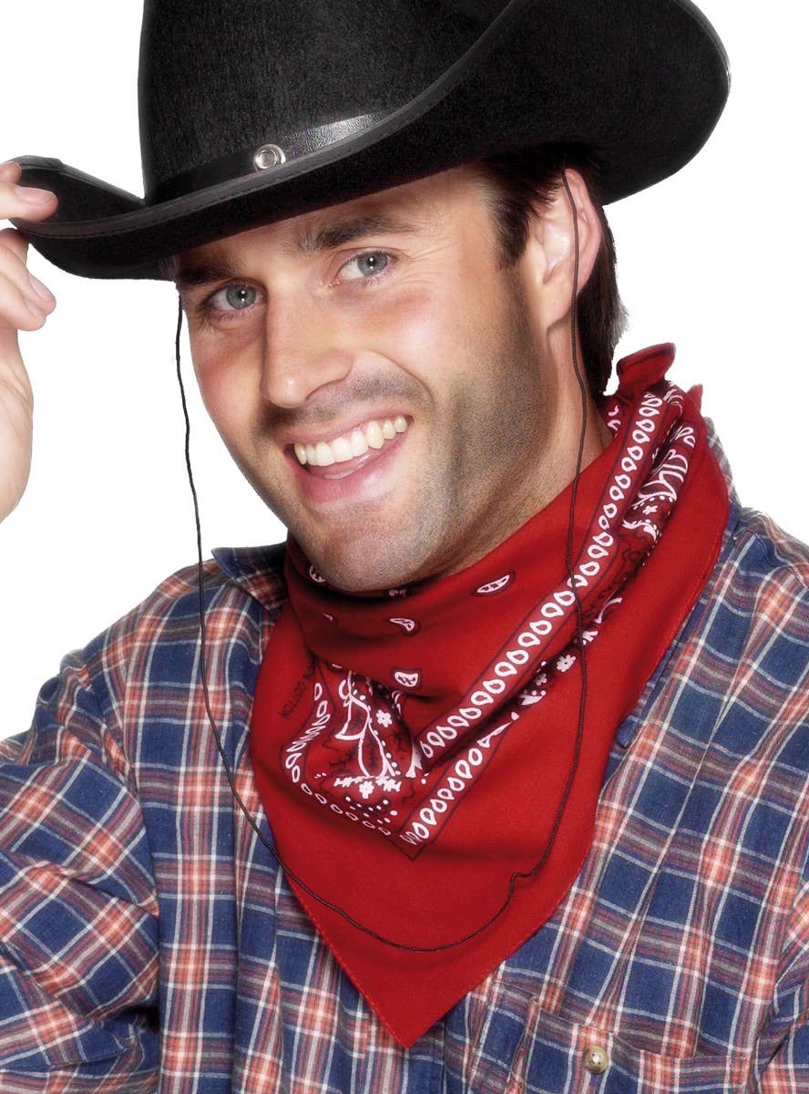 Wild West Red Bandanna Cowboy Costume Accessory