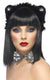 Black Sequin Cat Ears and Bow Tie Costume Accessory Set - Main Image