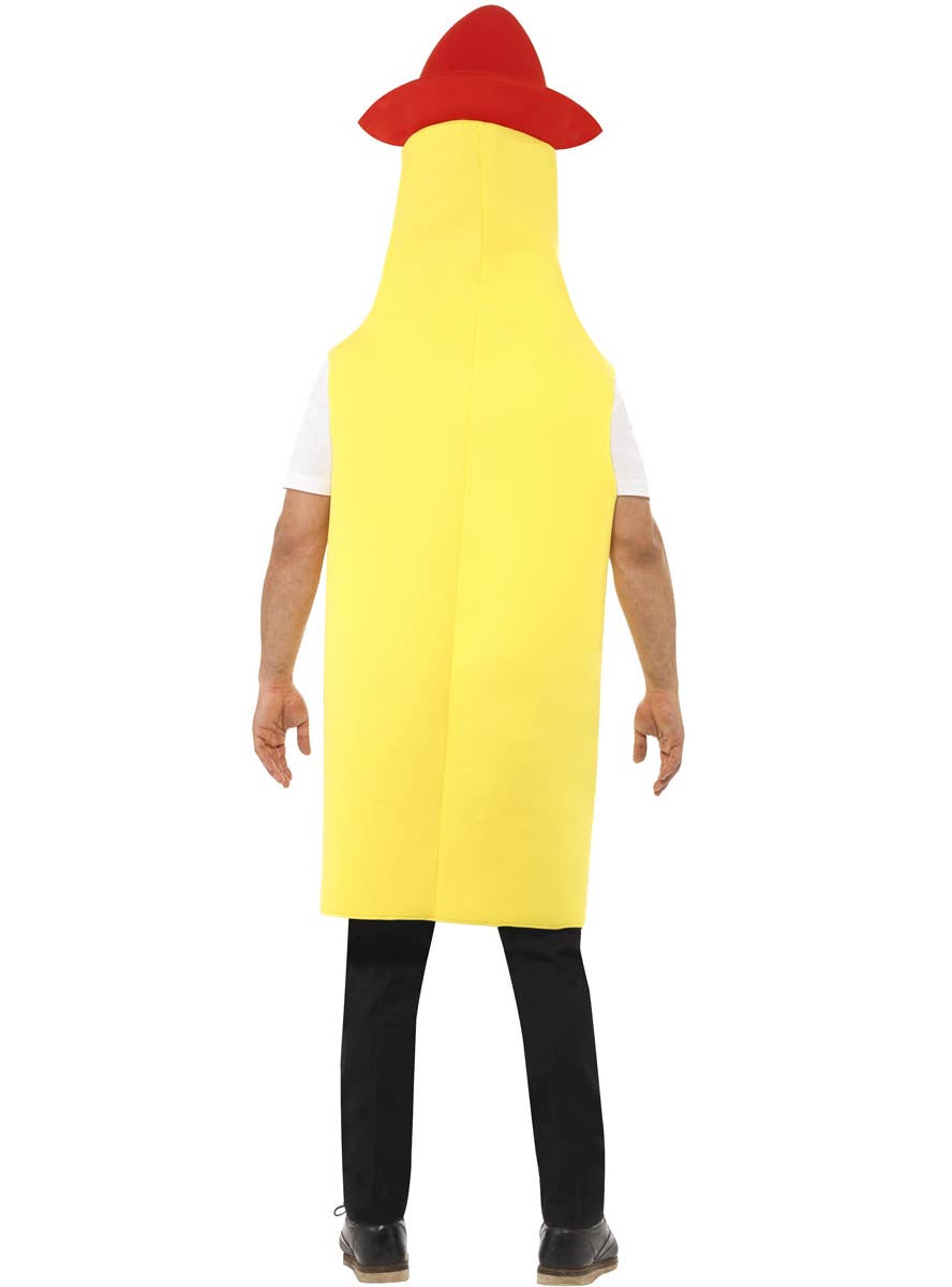 Yellow Tequila Bottle Novelty Costume for Adults - Back Image