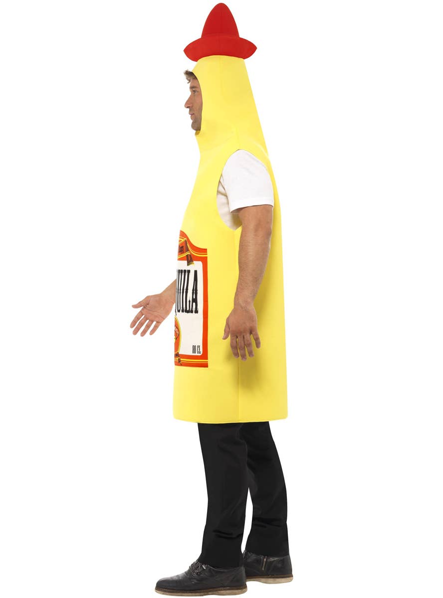 Yellow Tequila Bottle Novelty Costume for Adults - Side Image