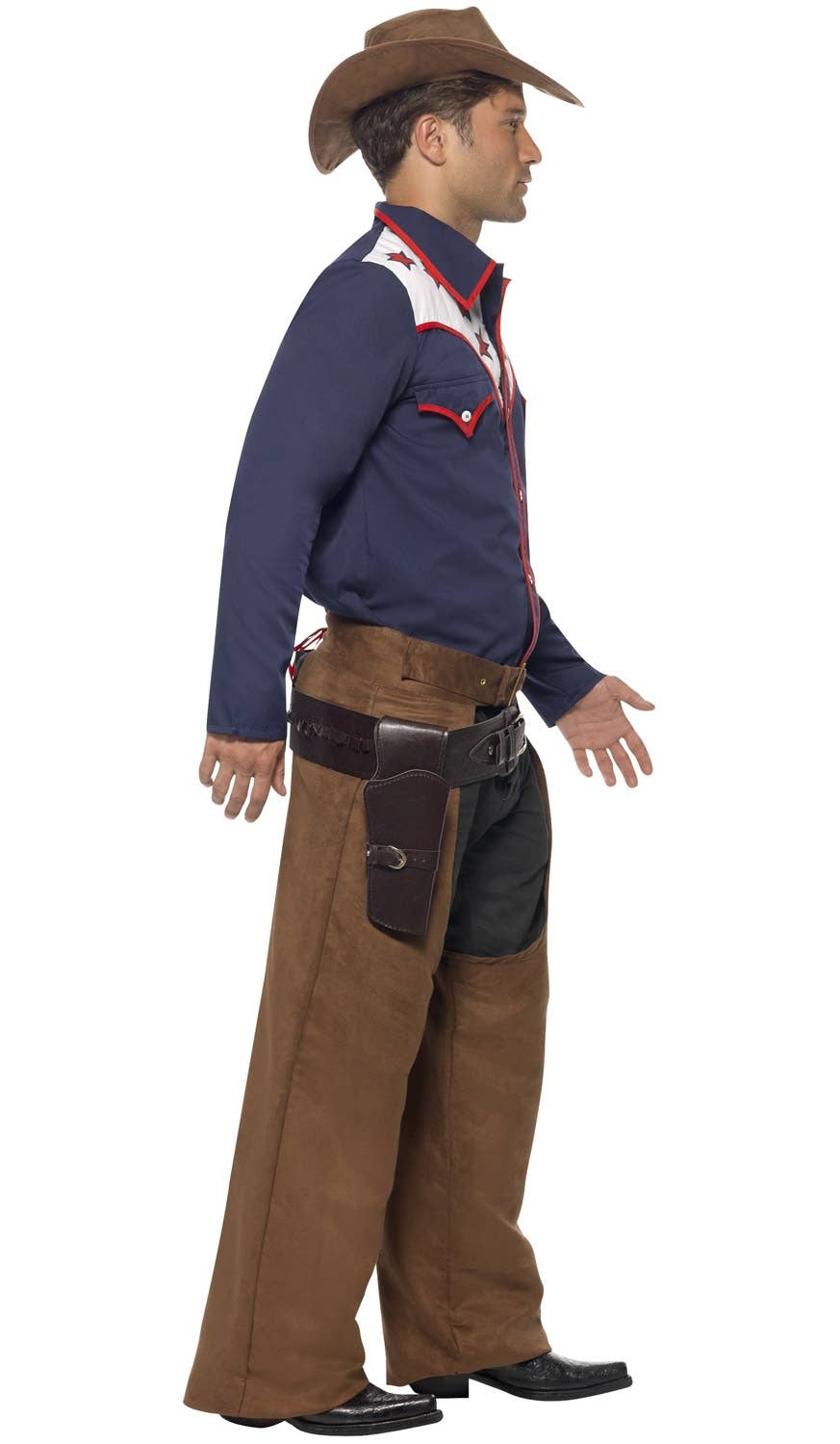 Men's Western Rodeo Cowboy Costume Image 3