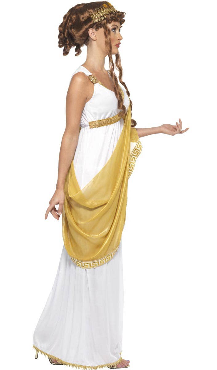 Womens Helen of Troy Greek Goddess Costume - Side Image