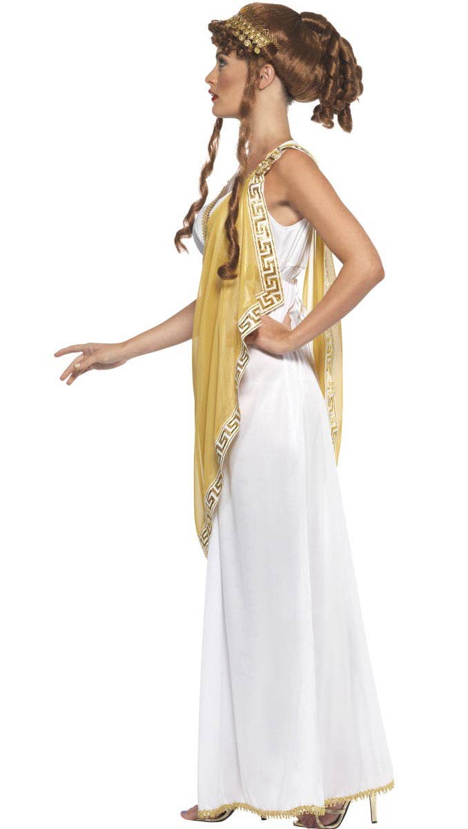 Womens Helen of Troy Greek Goddess Costume - Other Side Image