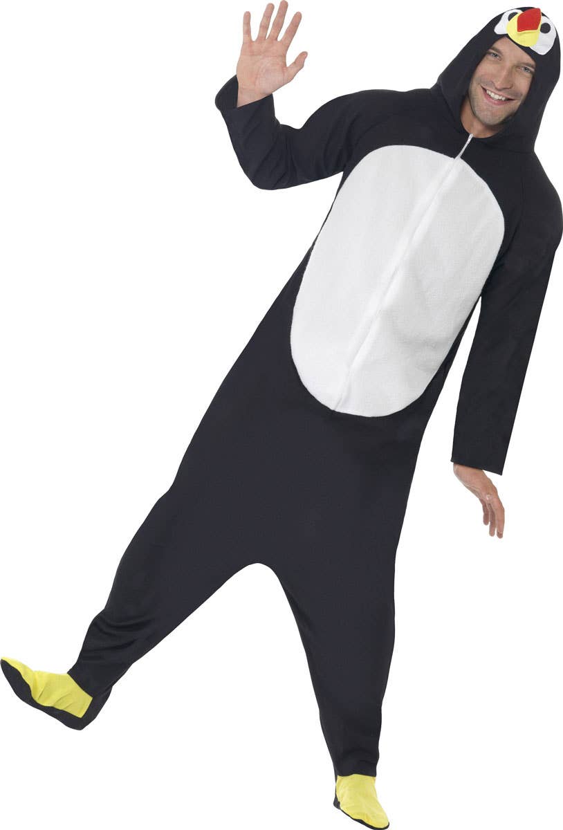 Happy Feet Men's or Womens Penguin Costume Front2 Image