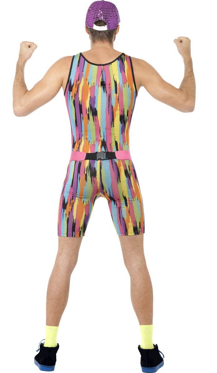 80's Aerobics Instructor Novelty Men's Costume Back