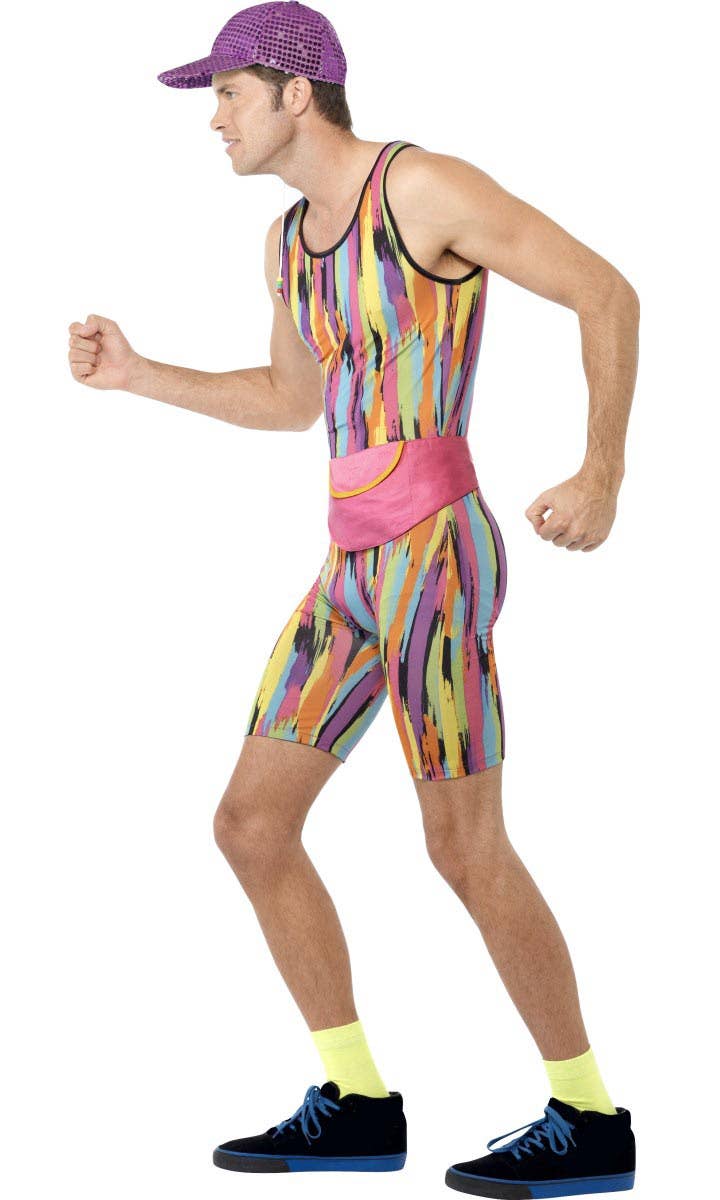 80's Aerobics Instructor Novelty Men's Costume Side