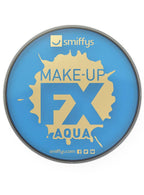 Smiffy's Pale Blue Aqua Based Compact Powder Face Paint And Costume Makeup - Main Image