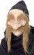 Grizzly Dwarf Latex Costume Mask with Attached Faux Hair