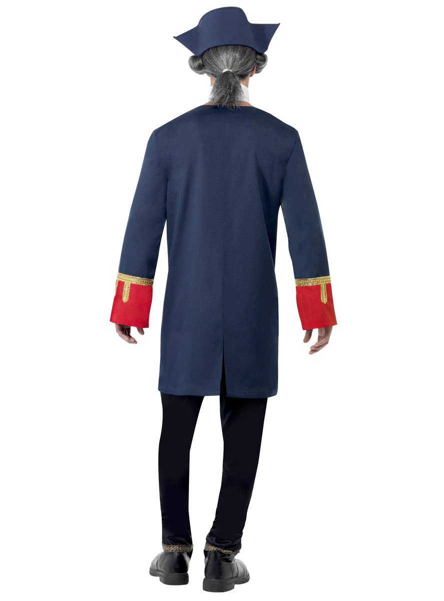 Men's Colonial Commander Costume Back Image