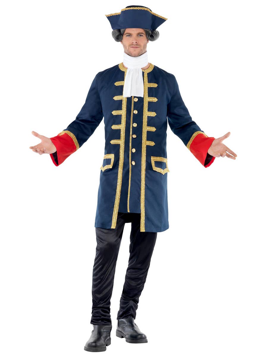 Men's Colonial Commander Costume Alternate Front Image