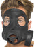 Full Face Black Latex Gas Mask Costume Accessory - Main Image