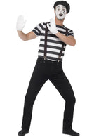 Mime Artist Men's Costume Front Image