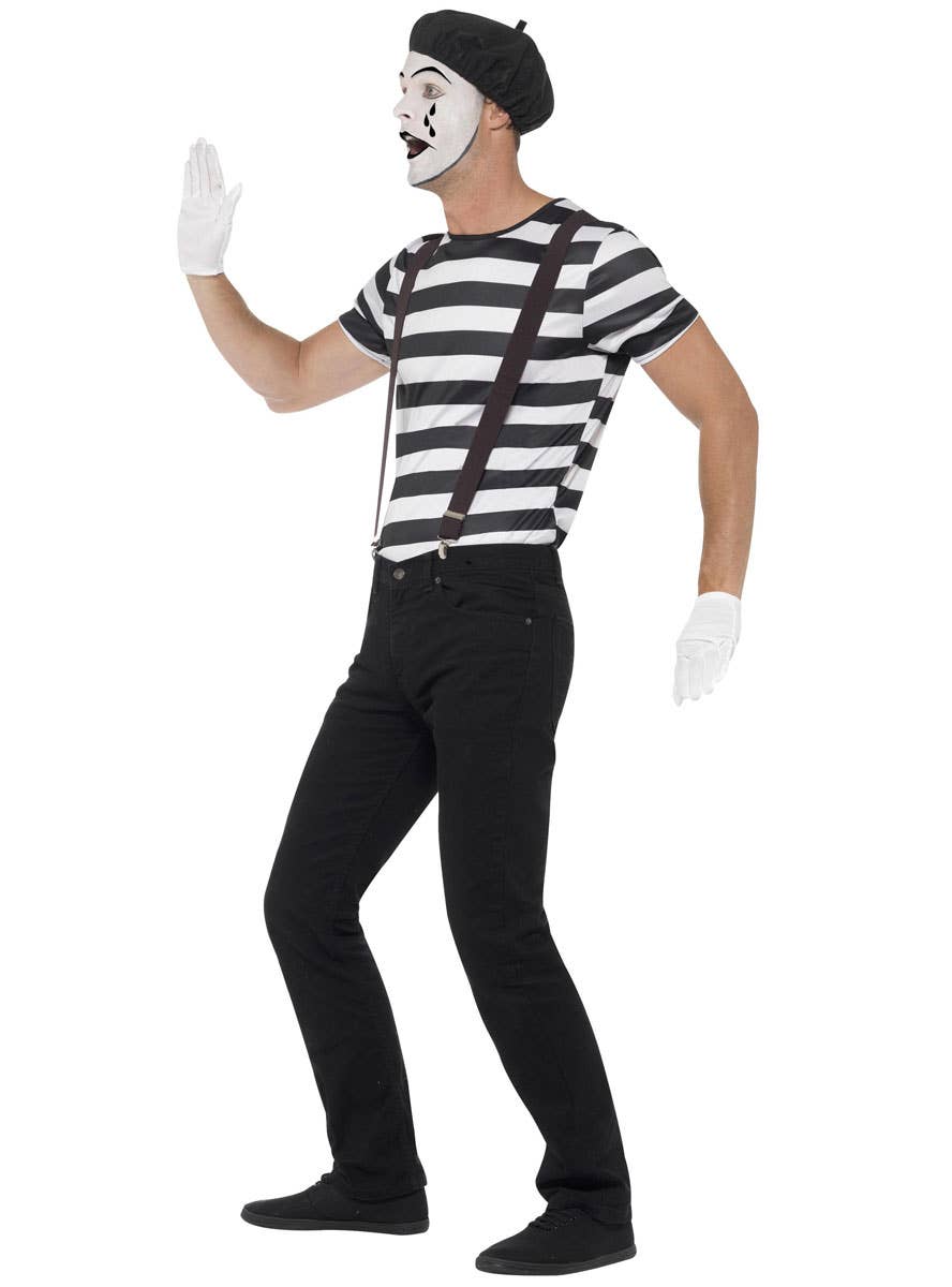 Mime Artist Men's Costume Side Image