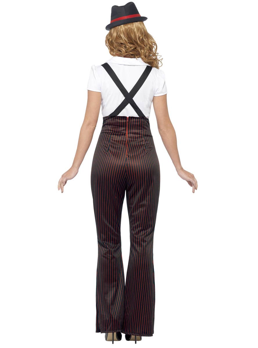 Women's 1920s Gangster Mob Sexy Costume Back Image