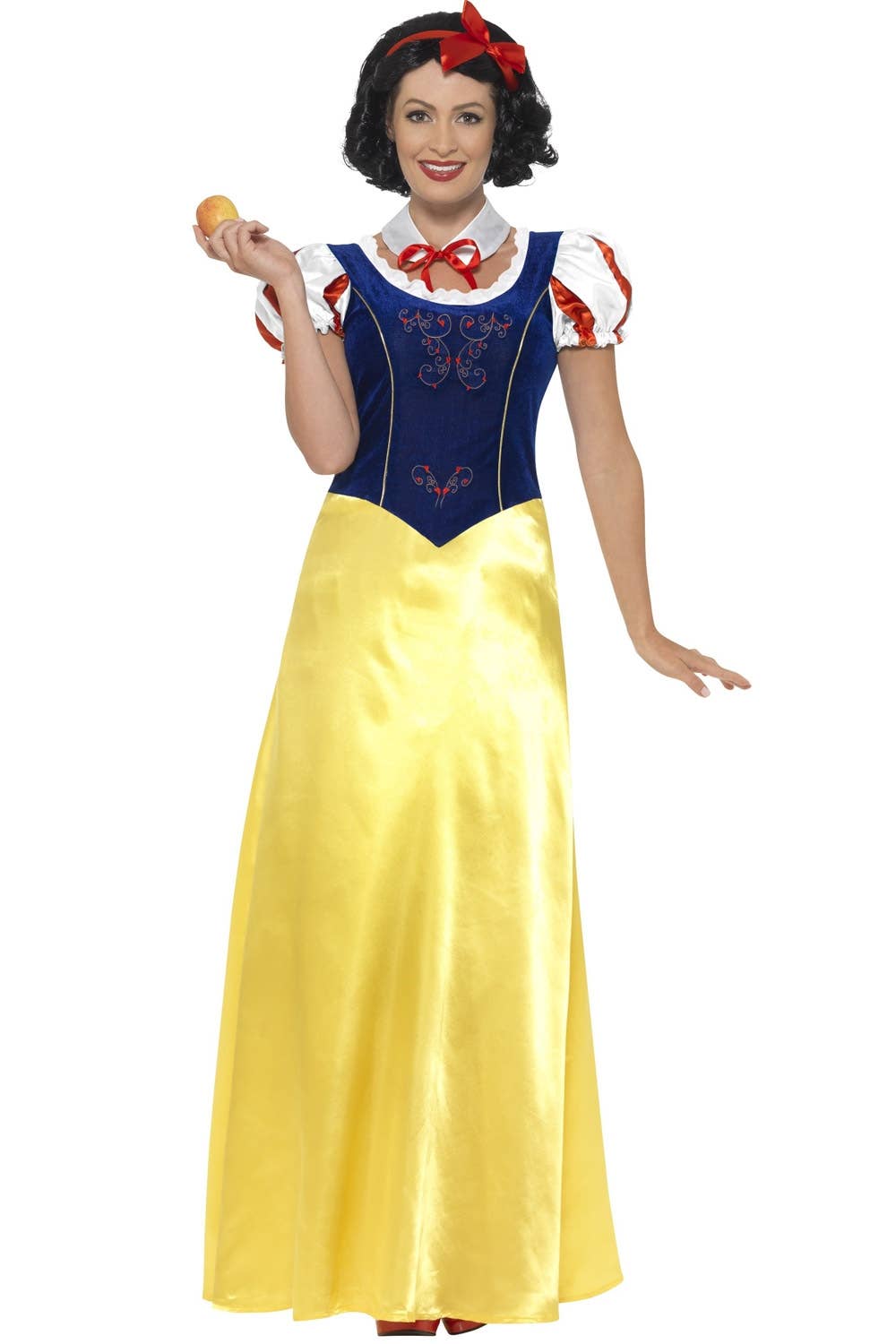 Women's Fairytale Snow White Fancy Dress Costume Alt View