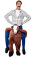 Piggyback Horse Adult Men's Novelty Fancy Dress Costume Main Image