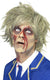 Green and Ginger Men's Short Messy Zombie Halloween Costume Wig