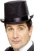Gentleman's Fancy Black Velvet Top Hat - Main Image