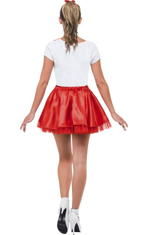 50's Retro Rydell High Women's Cheerleader Fancy Dress Back
