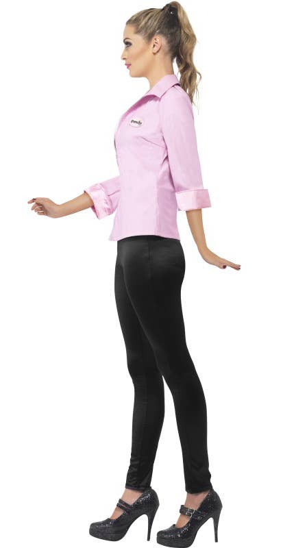 Grease Women's Pink Ladies Retro Costume Side View